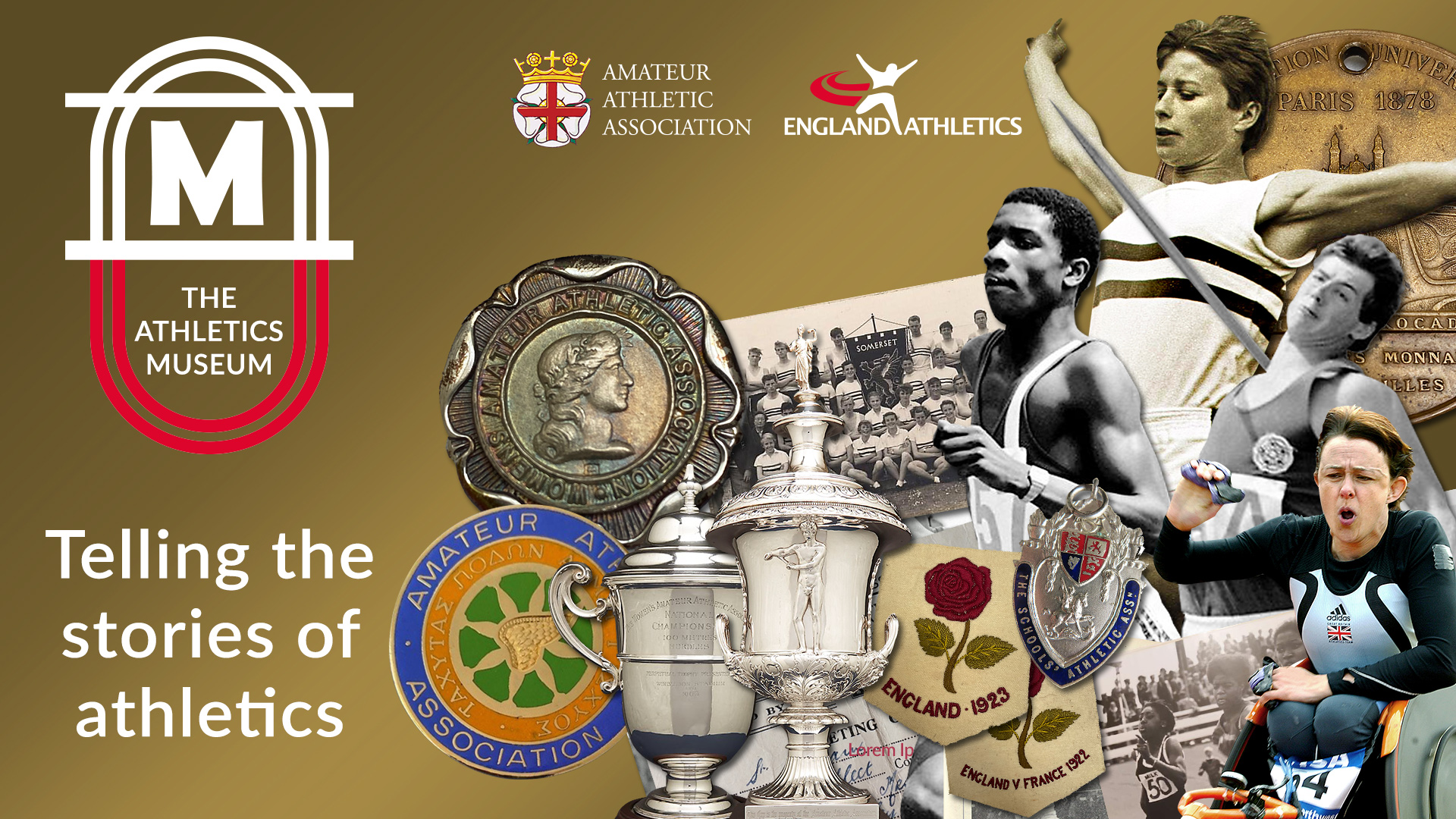 The Athletics Museum graphic banner